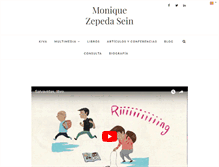 Tablet Screenshot of moniquezepeda.com